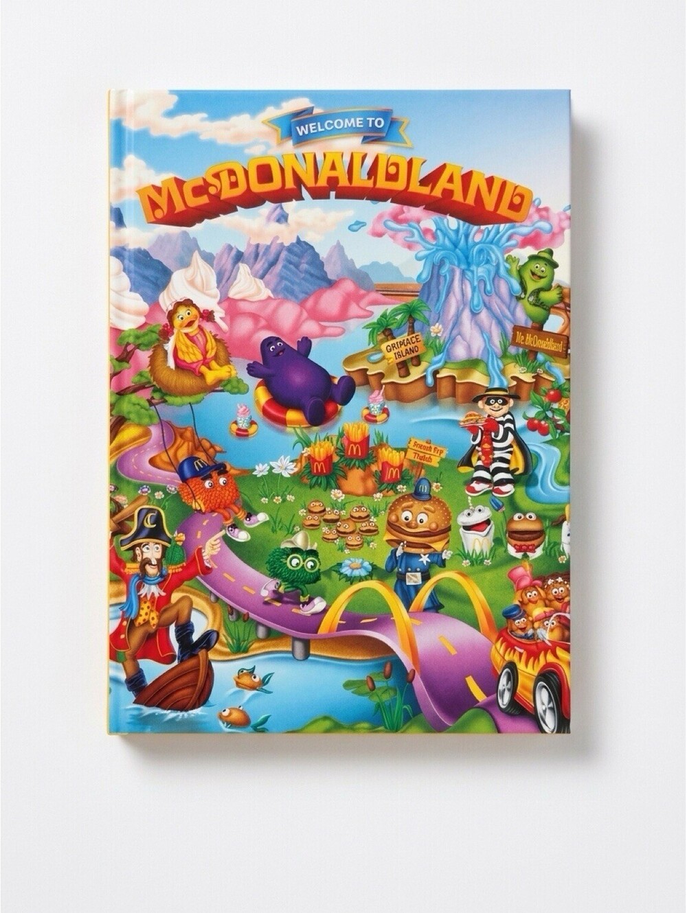 2025 McDonald's McDonaldland Hamburglar Tin Adult Happy Meal Passport Stickers